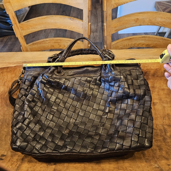 Awesome Genuine Leather Bag Made In Italy!! - Picture 14 of 16